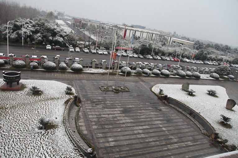 一場雪，才知道您有多美！